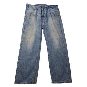 Levis 505 Jeans Mens Straight Fit 38x31 Faded Distressed Grunge Pants